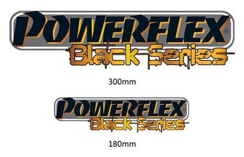Promotional Items VINYL STICKERS POWERFLEX STICKER 180mm - 50 PACK 180mm Long STICKER180-BLK