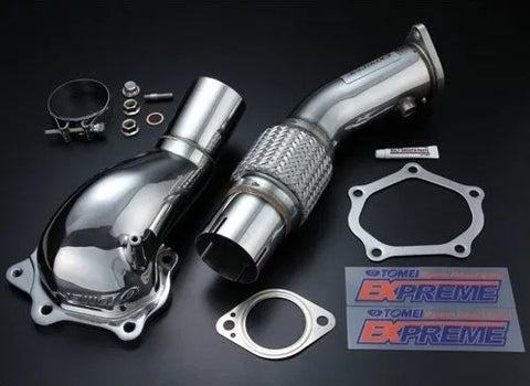Tomei Extreme (Expreme) O2 Housing & Front Pipe / Downpipe Combo : EVO X EVO 10