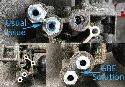 Mitsubishi EVO 4-9 AYC Line Male-Male Adaptor - EACH - GBE SPECIAL!