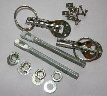 Bonnet / Boot Pins - Silver