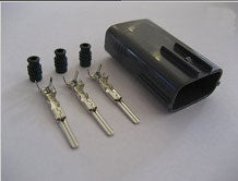 Mitsubishi EVO Coil Loom Connector - EACH - With pins and seals - MALE Plug to join COP loom into OEM loom