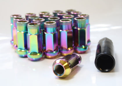 M12 x 1.5 GT50 Wheel Nut set (20) Burnt Titanium (Neo Chrome)