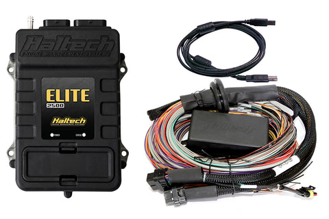 Haltech Elite 2500 ECU + Premium Harness Kit - 4, 6, 8 cylinder Drive-By-Wire (DBW) engines