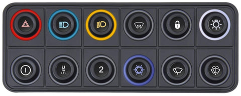 ECUMaster CAN Keyboard - 4 / 6 / 8 / 10 / 12 / 15 Way options
