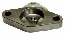 Tial style Wastegate flange - 2 bolt - stainless steel
