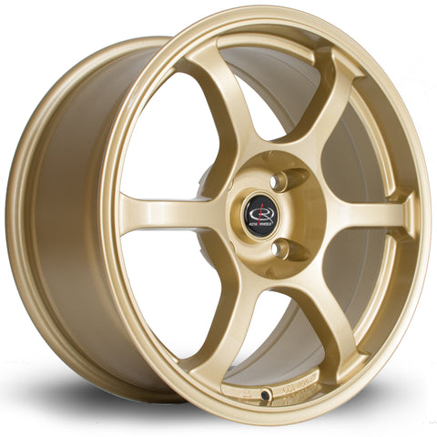 Rota Boost 17x7.5 4x114 ET48 Gold Alloy wheel