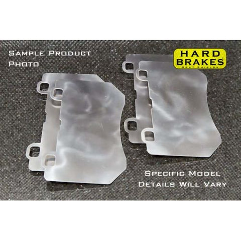 HARD BRAKE Titanium Heat Shields / shims for Brembo Rear Calipers - EVO 4-9
