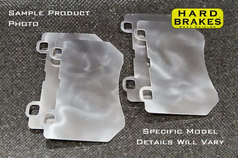 HARD BRAKE Titanium Heat Shields / shims for AP5555 Calipers