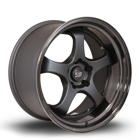 Rota D2EX 18x10 5x114 ET12 RLFlat Black Alloy wheel