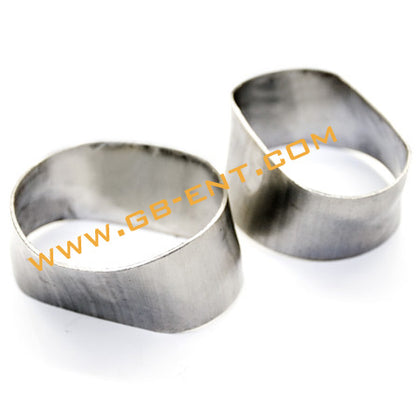 3" Stainless Round to Oval Transition for GT28/30 flange