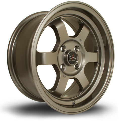 Rota Grid-V 15x7 4x100 ET20 Flat Black Alloy wheel