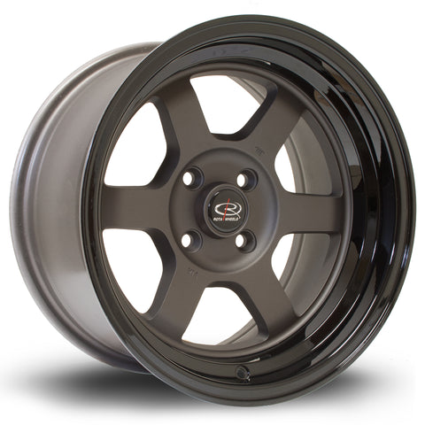 Rota Grid-V 15x8 4x100 ET0 TChrome Alloy wheel