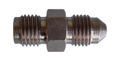 Oil Feed Adaptor Male-Male 1/8BSP to -4 AN