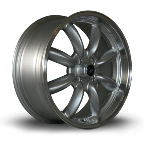 Rota RB 13x8 4x100 ET4 Gunmetal with Lip Alloy wheel