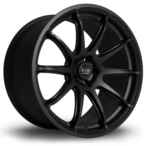 Rota T2R 18x9.5 5x100 ET38 Hyper Black Alloy wheel