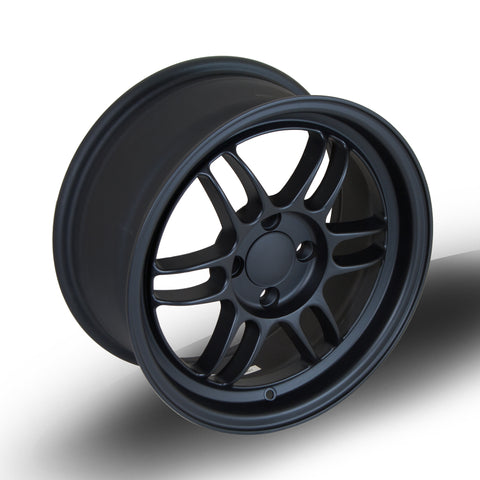 356 Wheels TFS301 - Flat Black 15x7 4x100 ET35 Wheels